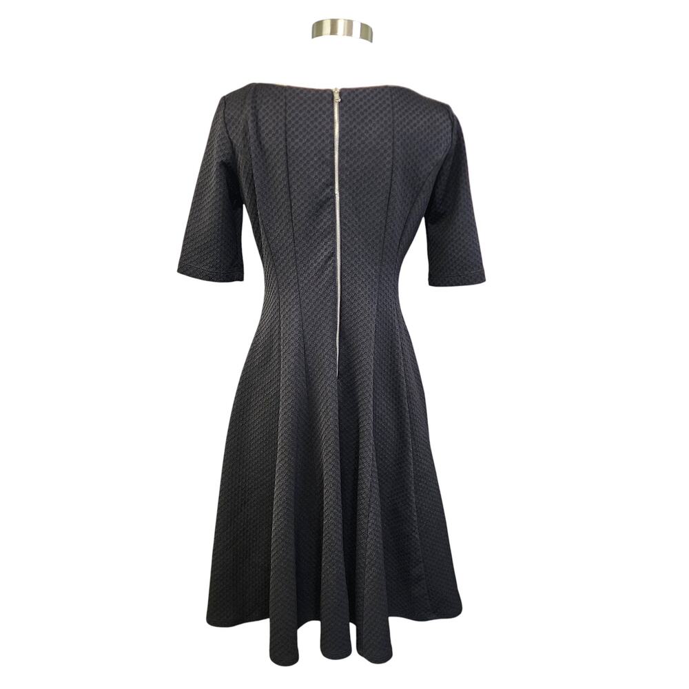 Julian Taylor Womens Lace Up Bodice Fit & Flare Dress Size 6 Black Academia - Picture 5 of 12